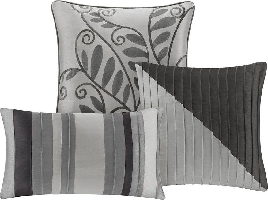 Amherst Lodge/Cabin 7 Piece Comforter Set Black King Olliix.com