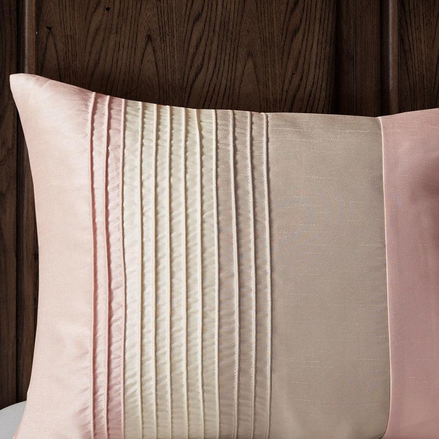 Amherst Transitional 7 Piece Comforter Set Blush | Taupe King Olliix.com