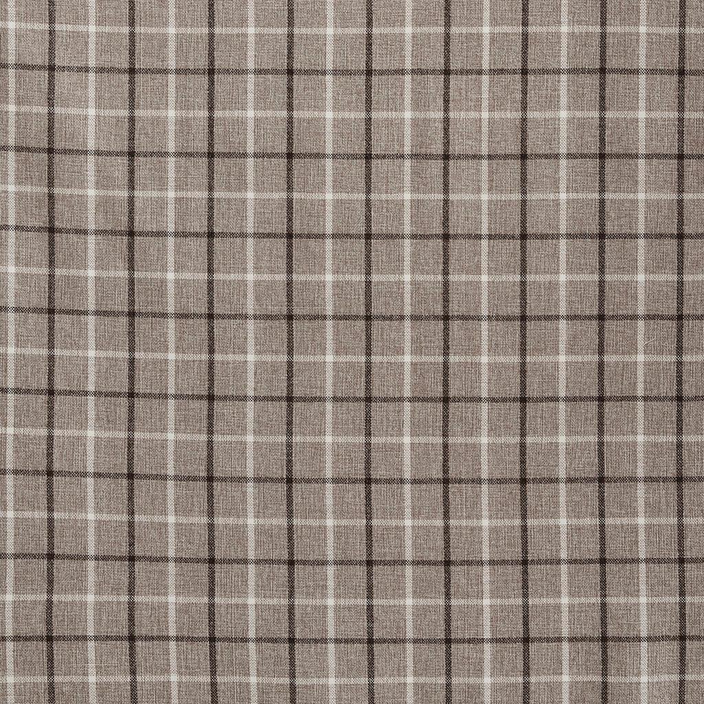 Anaheim 84" Plaid Rod Pocket and Back Tab Panel with Fleece Lining Brown Olliix.com