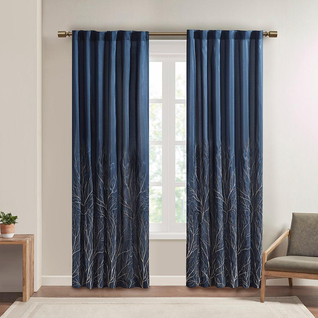 Andora 84 H Window Panel Navy Olliix.com