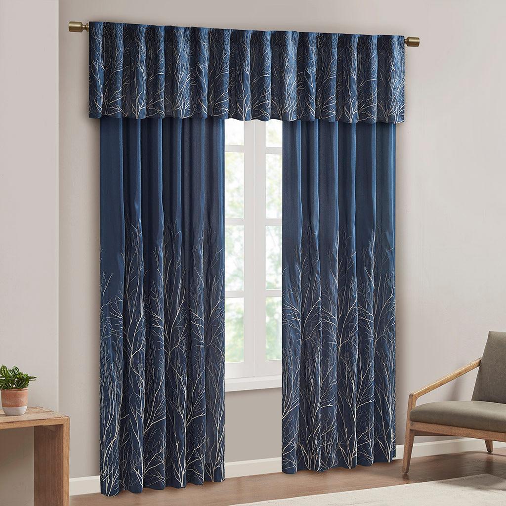 Andora 84 H Window Panel Navy Olliix.com