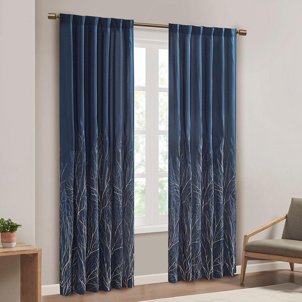 Andora 84 H Window Panel Navy Olliix.com