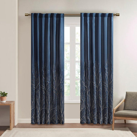 Andora 95" Window Panel Navy Olliix.com