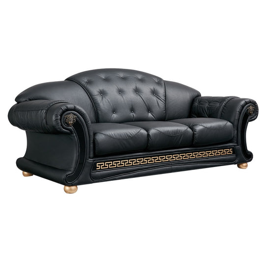 ESF Furniture - Apolo Sofa In Black - APOLOBLACK-S ESF Furniture