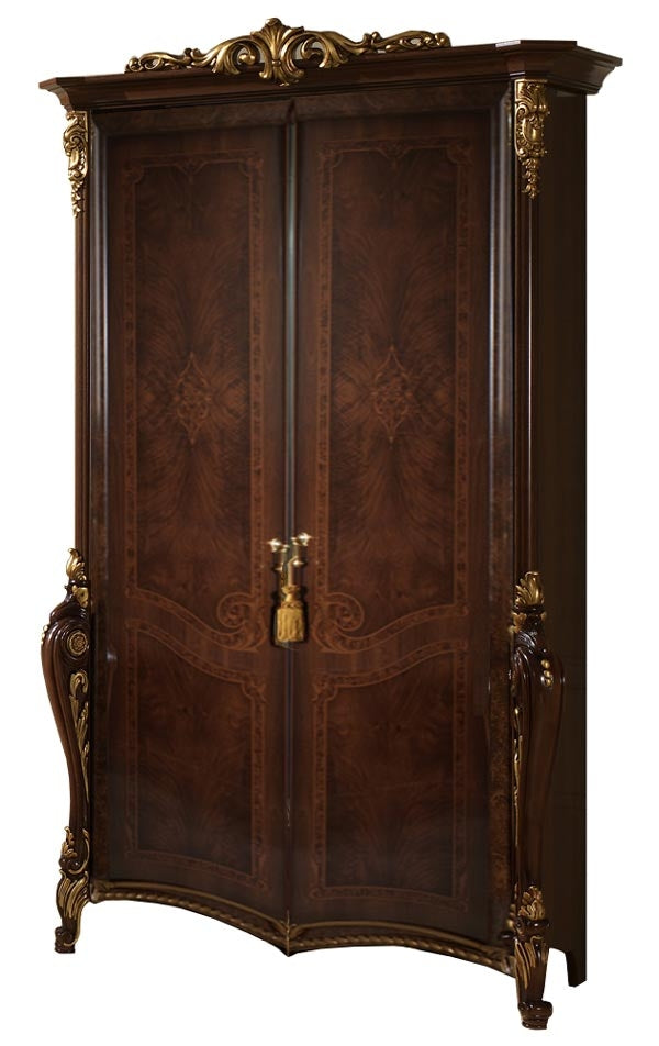 ESF Furniture - Arredoclassic Italy Donatello 2-Door Wardrobe - DONATELLO2DOORWB ESF Furniture