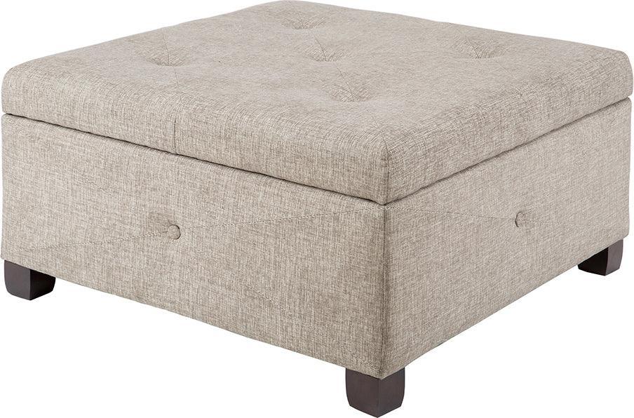 Aspen Ottoman Sand Olliix.com