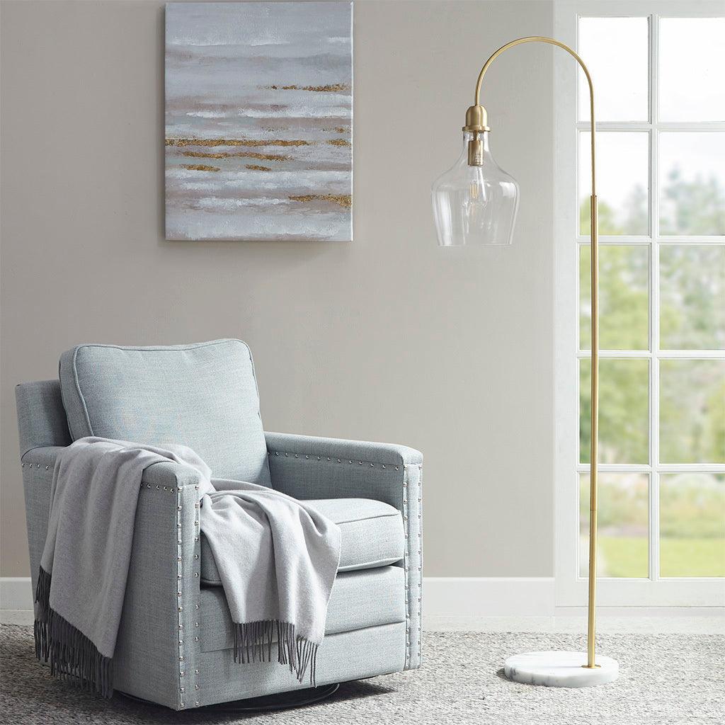 Auburn Floor Lamp Gold Olliix.com