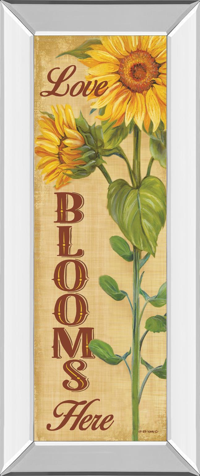 Love Blooms Here By Ed Wargo - Yellow Classy Art