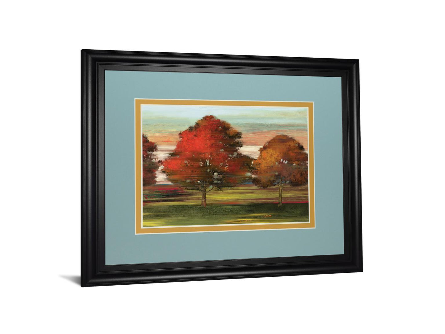 Tress In Motion By Alison Pearce - Framed Print Wall Art - Red Classy Art