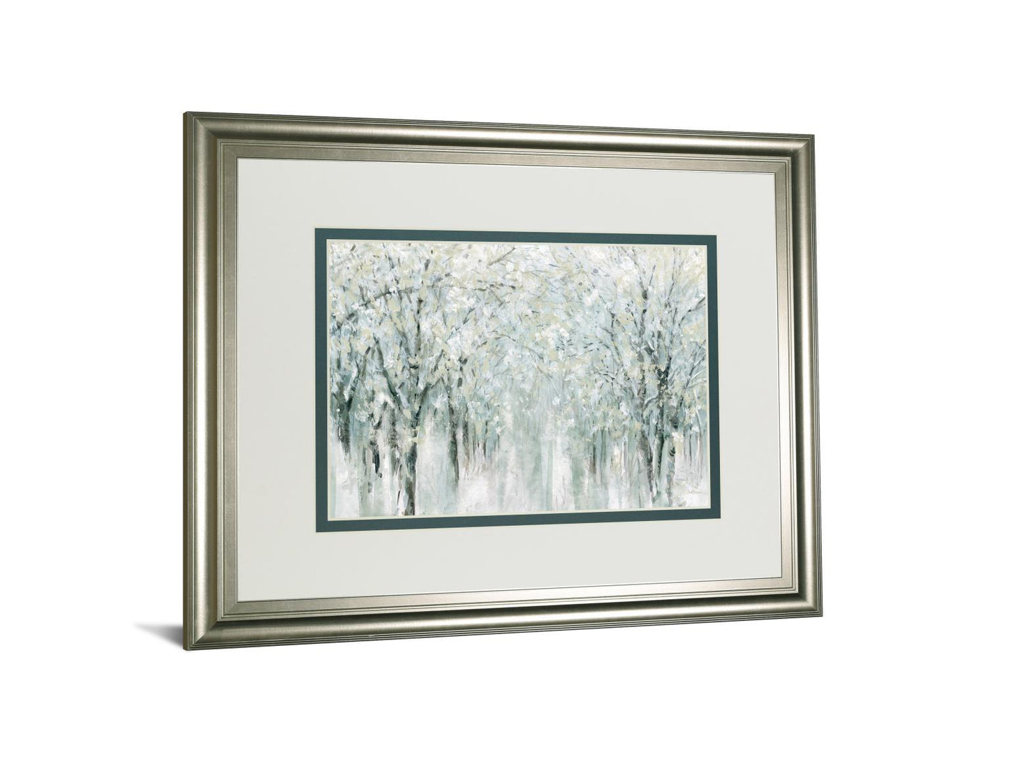 Winter Mist By Carol Robinson - Framed Print Wall Art - White Classy Art