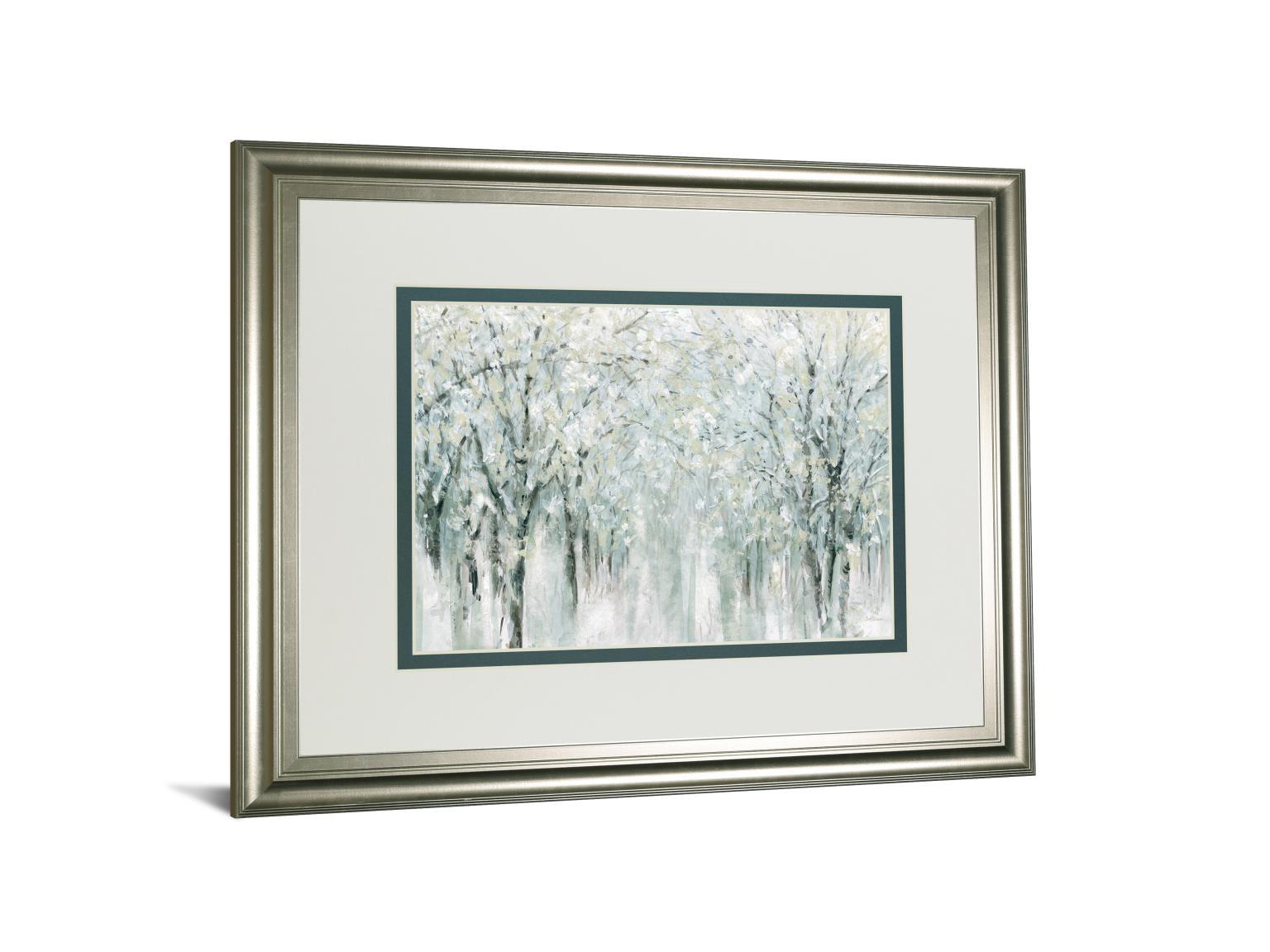 Winter Mist By Carol Robinson - Framed Print Wall Art - White Classy Art