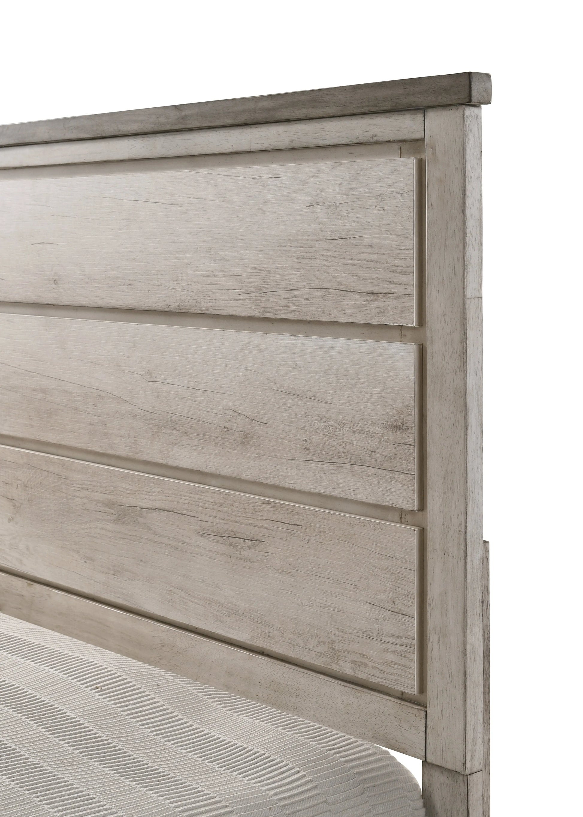 Patterson Driftwood Queen Panel Bed Crown Mark