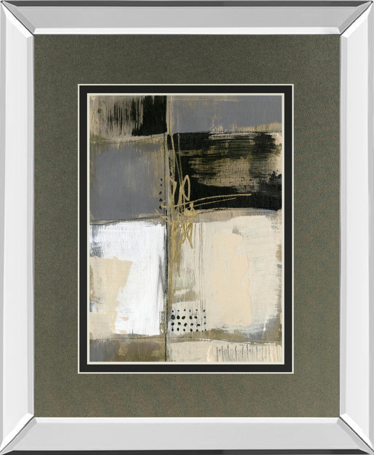 Neutral Divisions III By Jennifer Goldberger - Dark Gray Classy Art