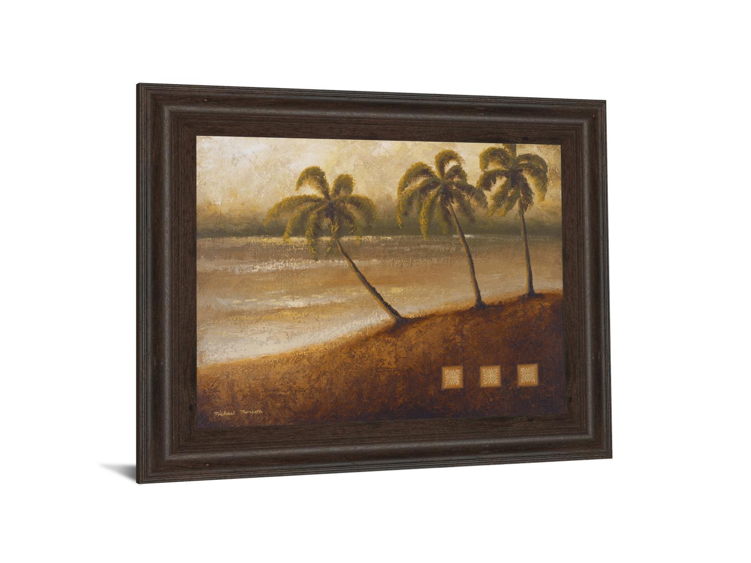 Tropical Escape Il By Michael Marcon - Framed Print Wall Art - Green Classy Art