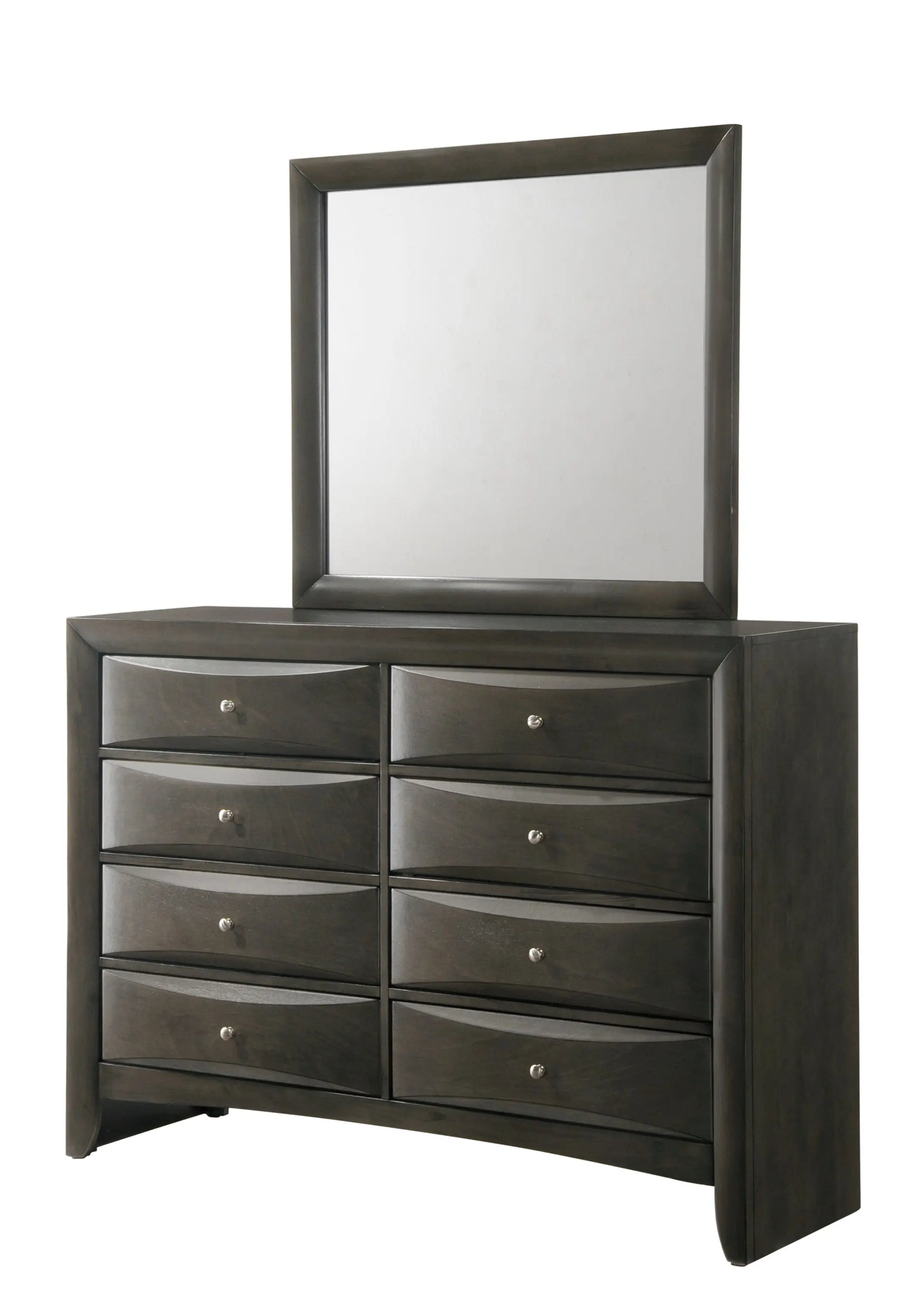 Emily Gray Storage Platform Bedroom Set Crown Mark