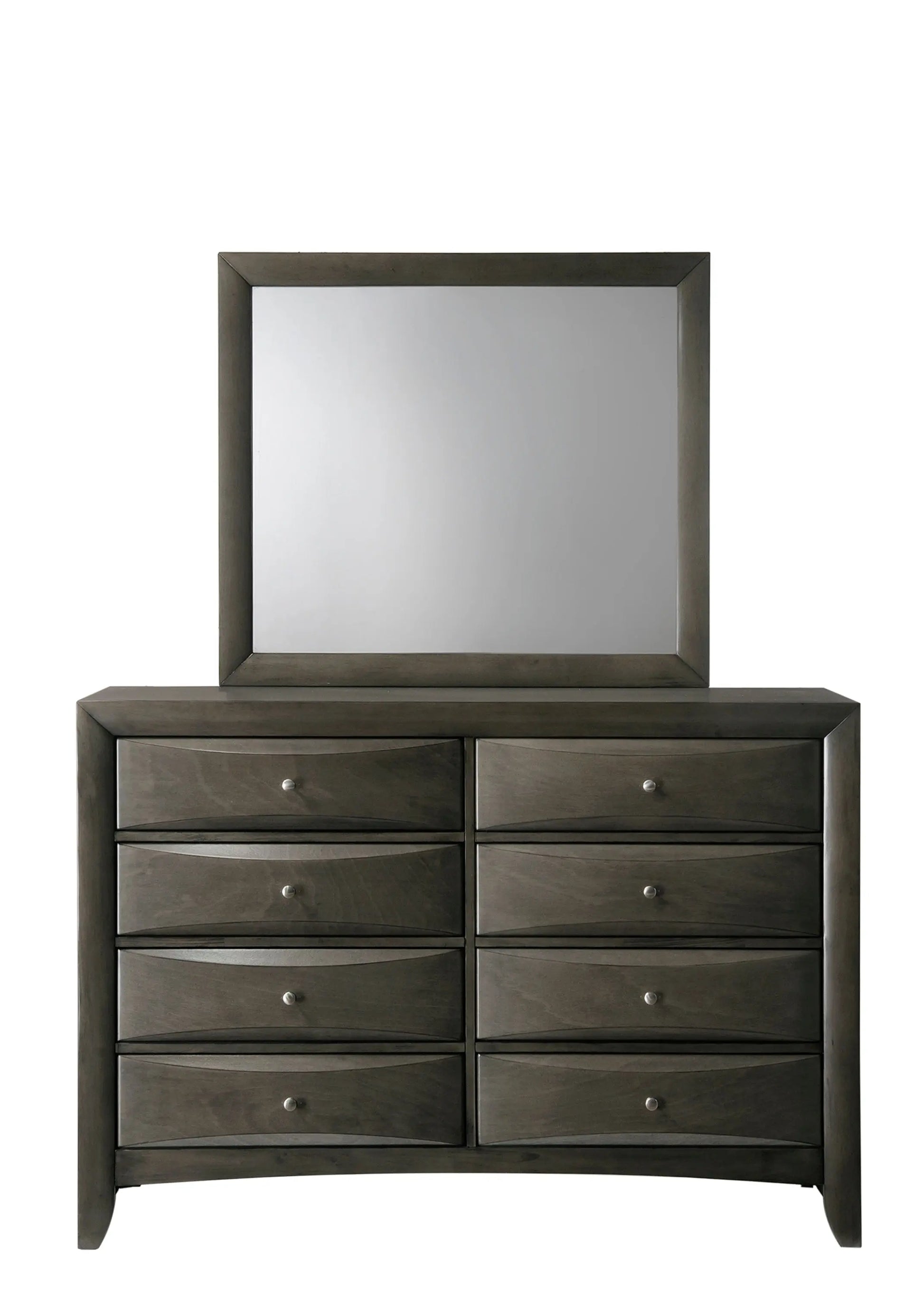 Emily Gray Storage Platform Bedroom Set Crown Mark