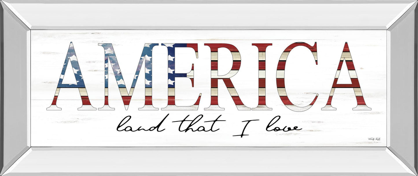 America Land That I Love By Cindy Jacobs - White Classy Art