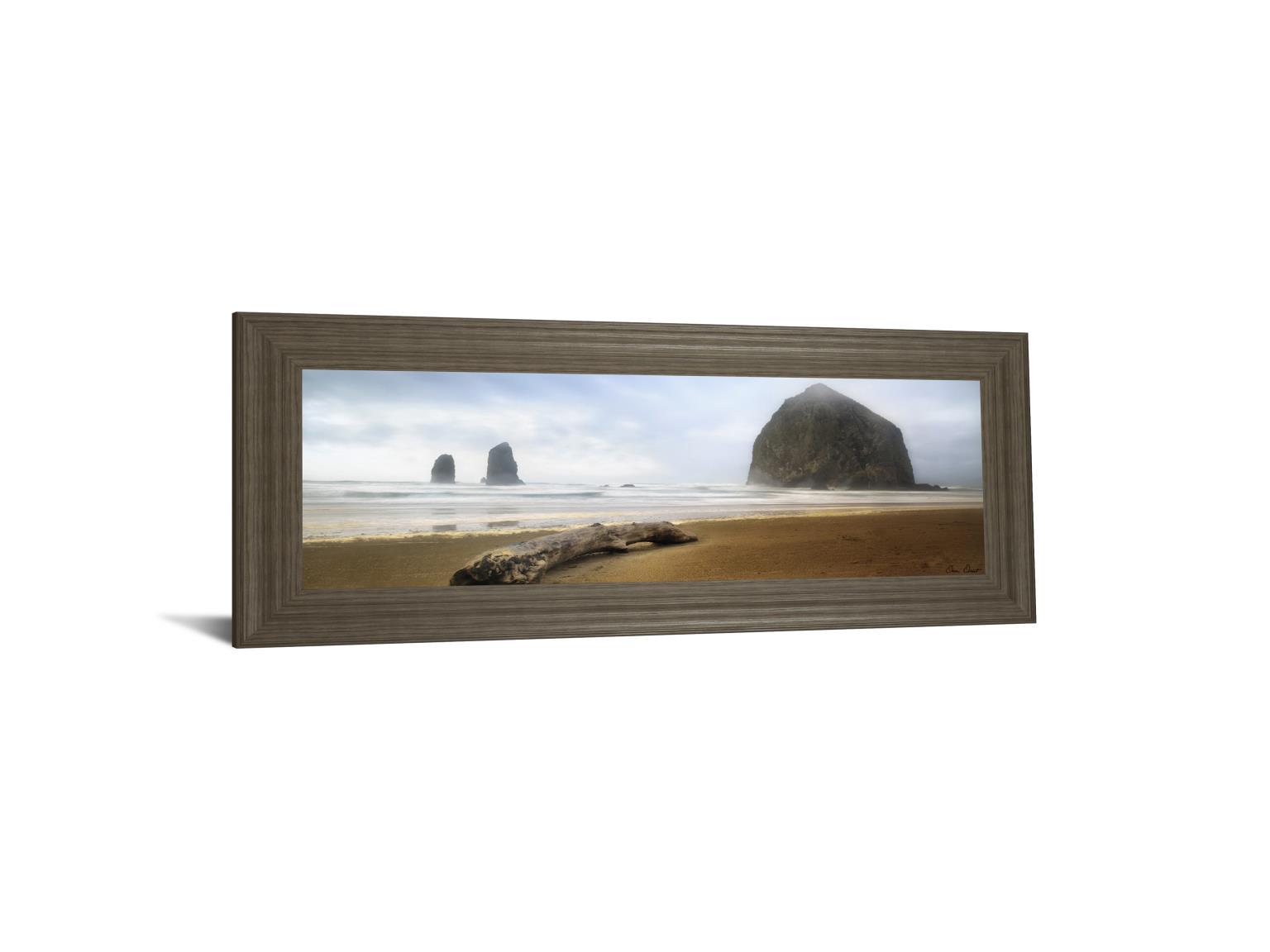 From Cannon Beach Il By David Drost - Framed Print Wall Art - Blue Classy Art