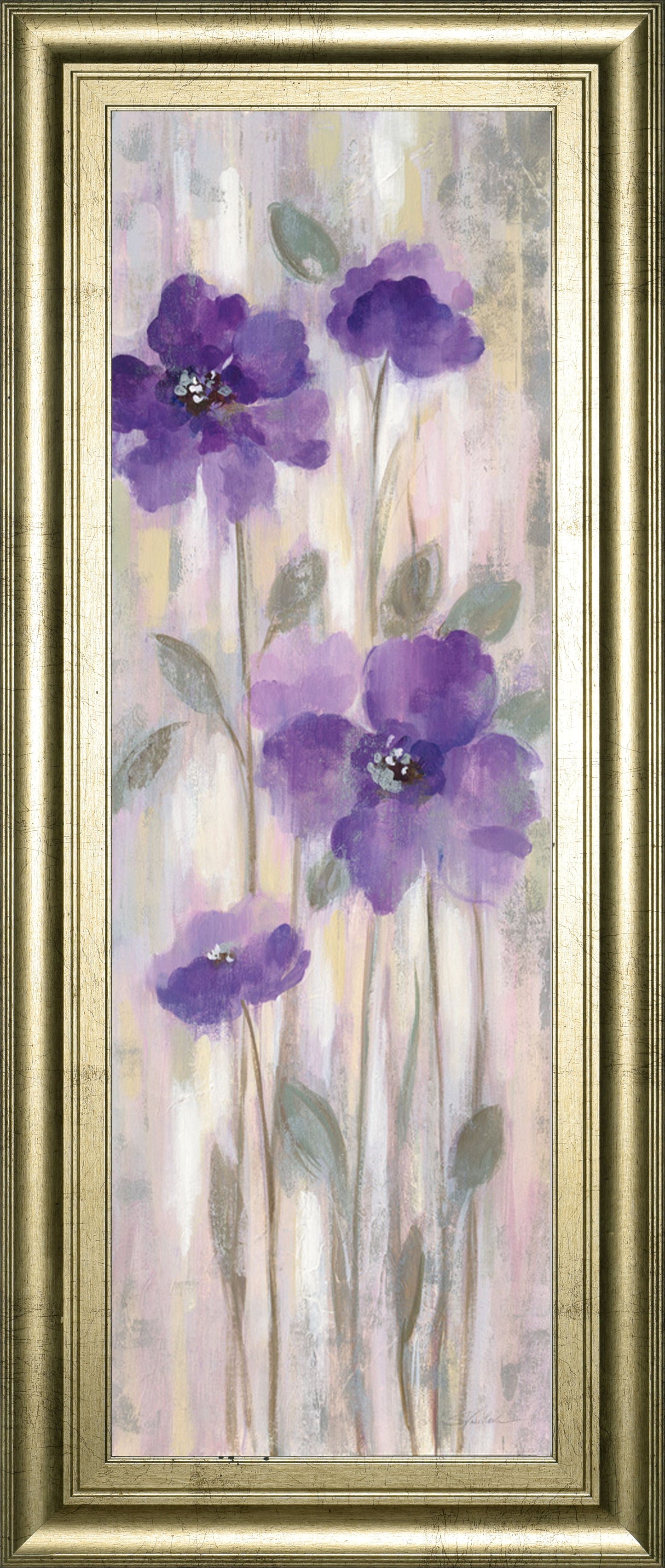 Spring Floral I By Silvia Vassileva - Purple Classy Art