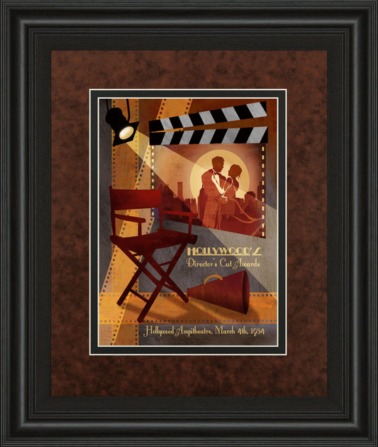 34x40 Director's Cut Awards By Conrad Knutsen - Framed Print Wall Art - Red Classy Art