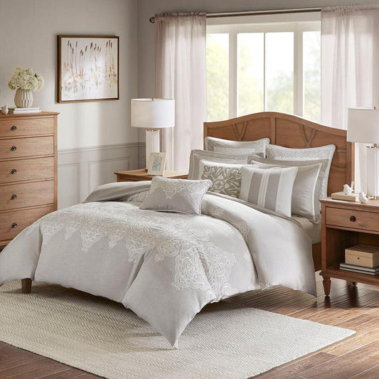 Barely Queen There Comforter Set Natural Olliix.com