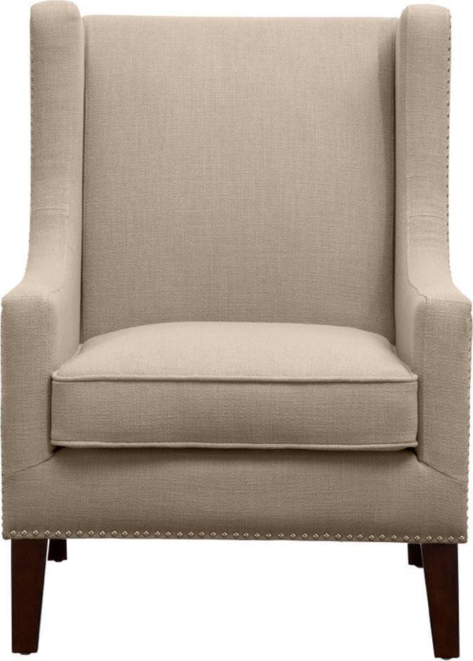 Barton Wing Chair Linen Olliix.com