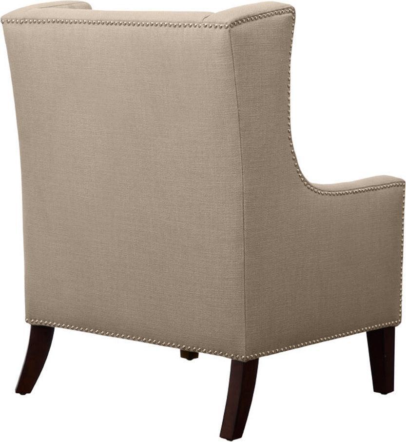 Barton Wing Chair Linen Olliix.com