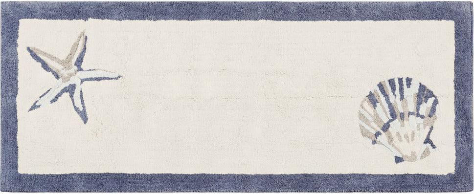 Bayside 21" Bath Rug Blue Olliix.com