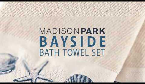 Bayside Bath Towel Blue Olliix.com