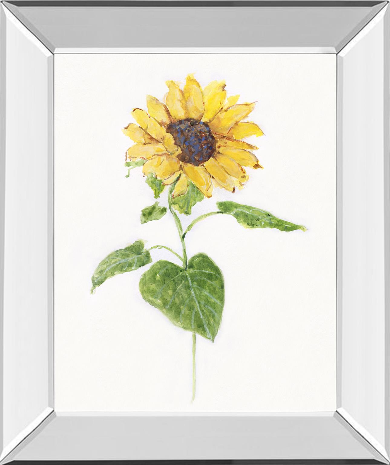 Sunflower I By Sally Swatland - Yellow Classy Art