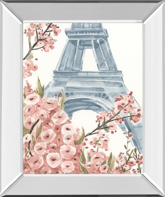 Paris Cherry Blossoms I By Annie Warren - Pink Classy Art