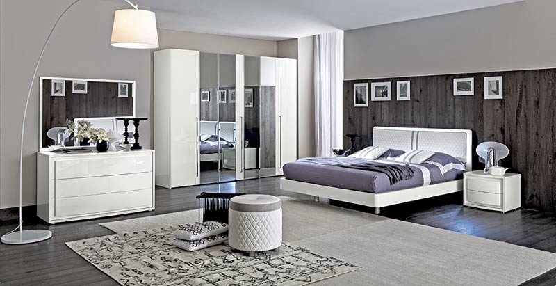 ESF Furniture - Dama Bianca King Bed - DAMABIANCABEDKS ESF Furniture