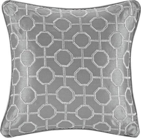 Bennett King/California King 4 Piece Reversible Jacquard Coverlet Set Gray Olliix.com