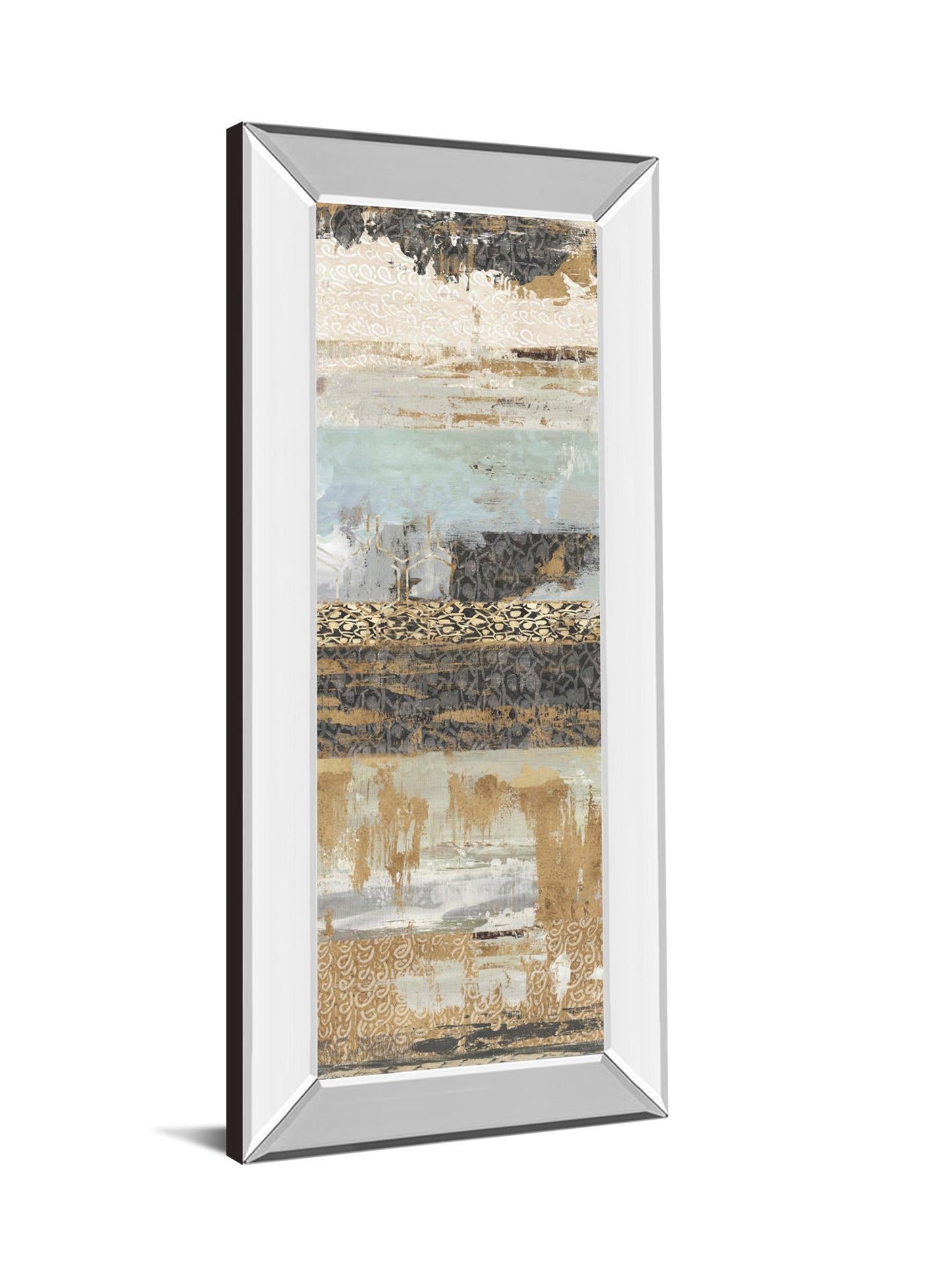 Bare III By Tom Reeves - Mirrored Frame Wall Art - Light Brown Classy Art