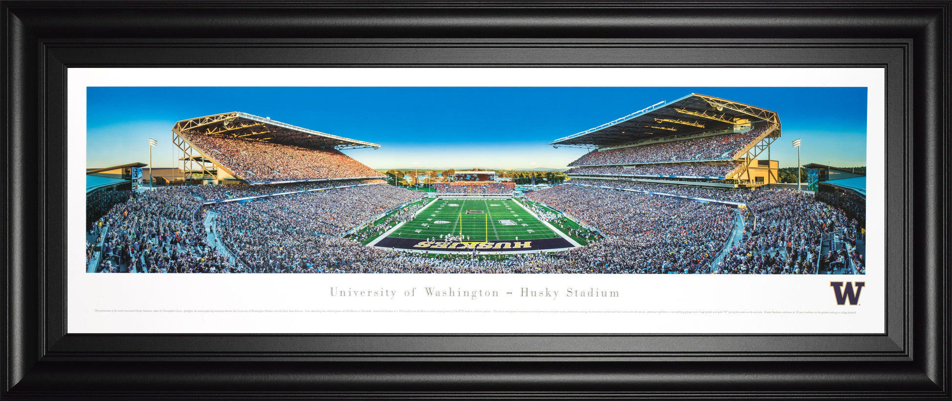 Univ Of Washington - Black Classy Art