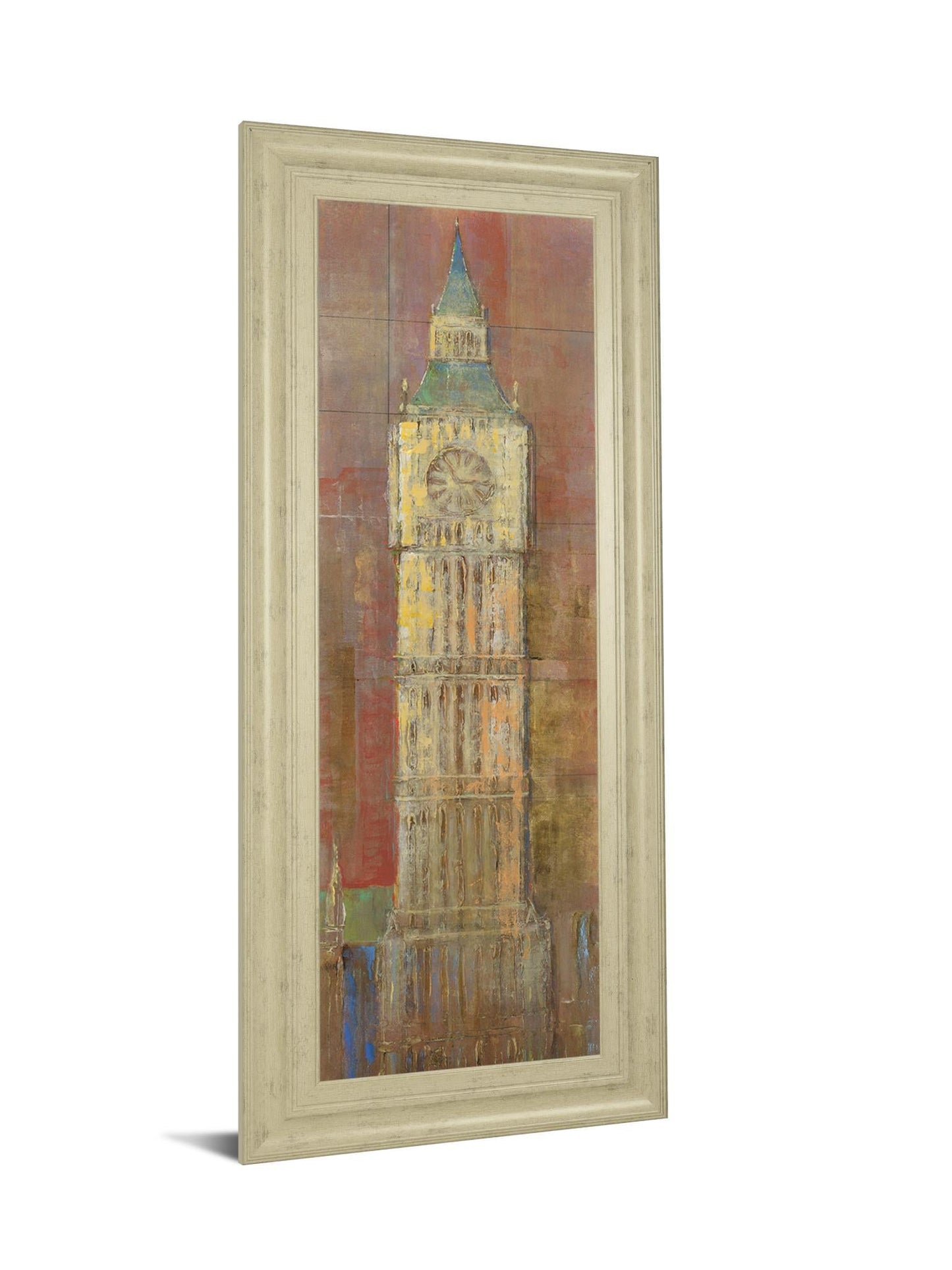 Big Ben By Longo - Framed Print Wall Art - Yellow Classy Art