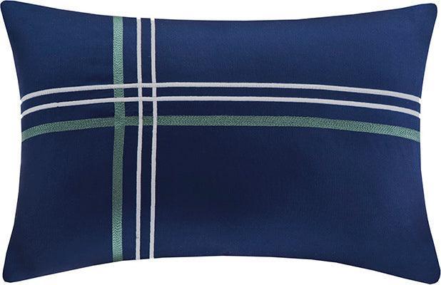 Brody Twin/Twin XL Reversible Coverlet Set Blue Olliix.com