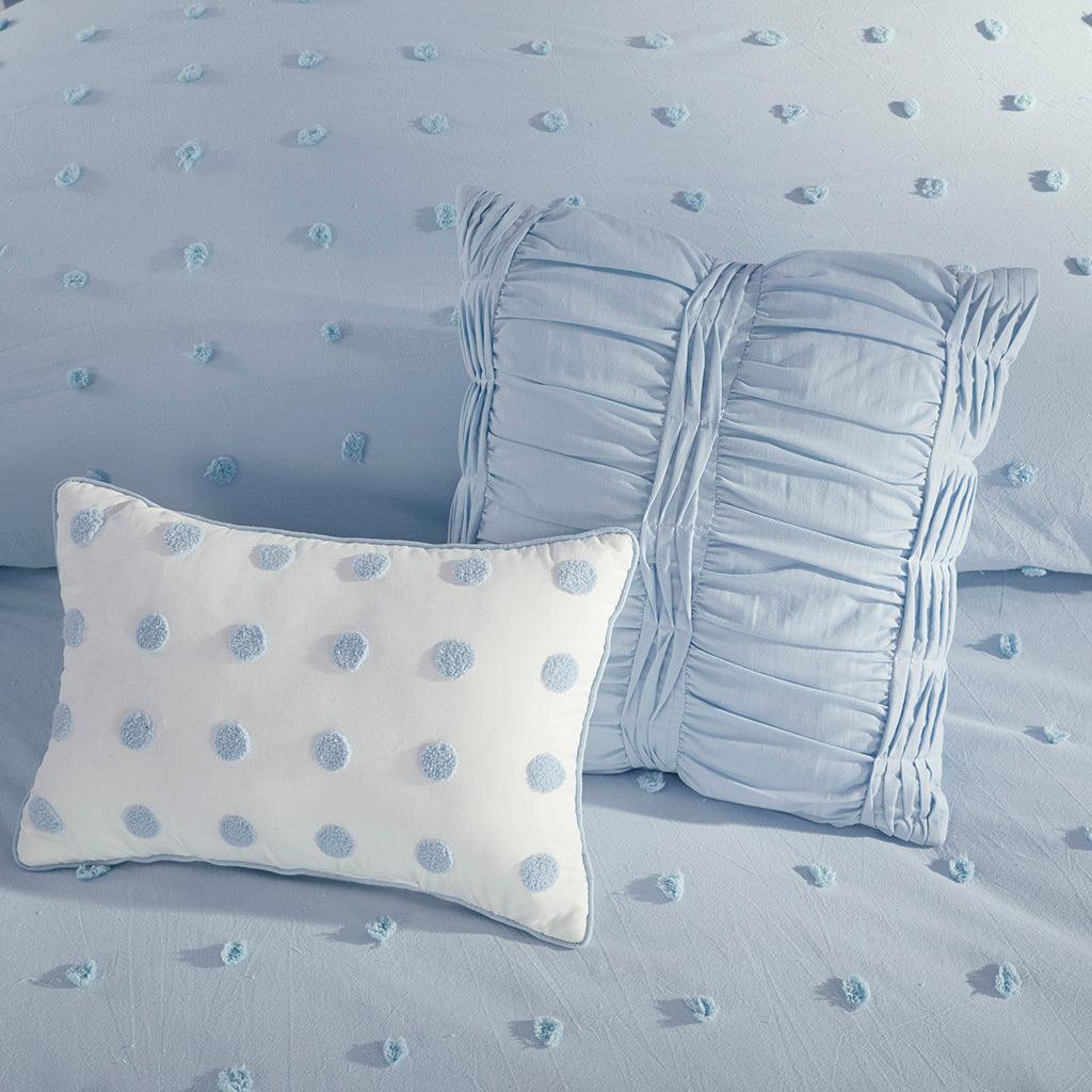 Brooklyn 5-Piece Twin/TXL Comforter Set Blue Olliix.com