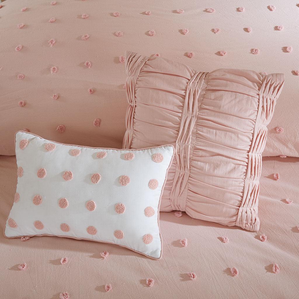 Brooklyn 5-Piece Twin/TXL Comforter Set Pink Olliix.com