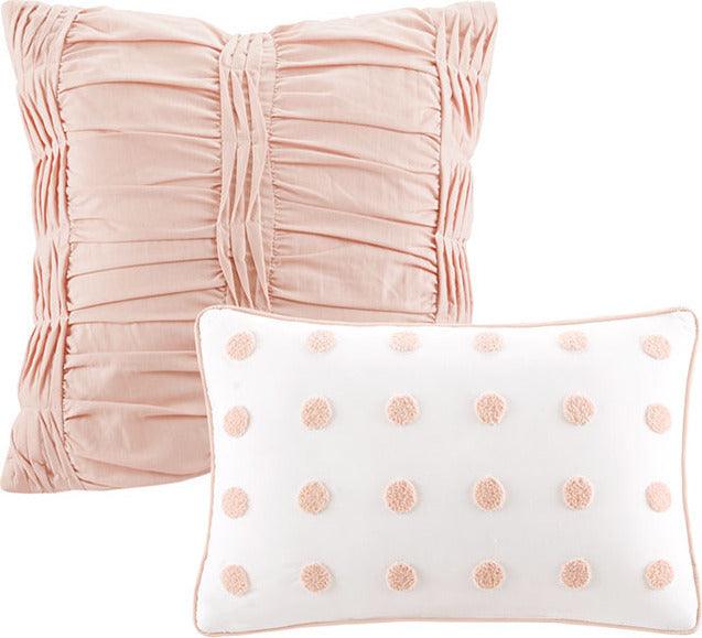 Brooklyn 5-Piece Twin/TXL Comforter Set Pink Olliix.com