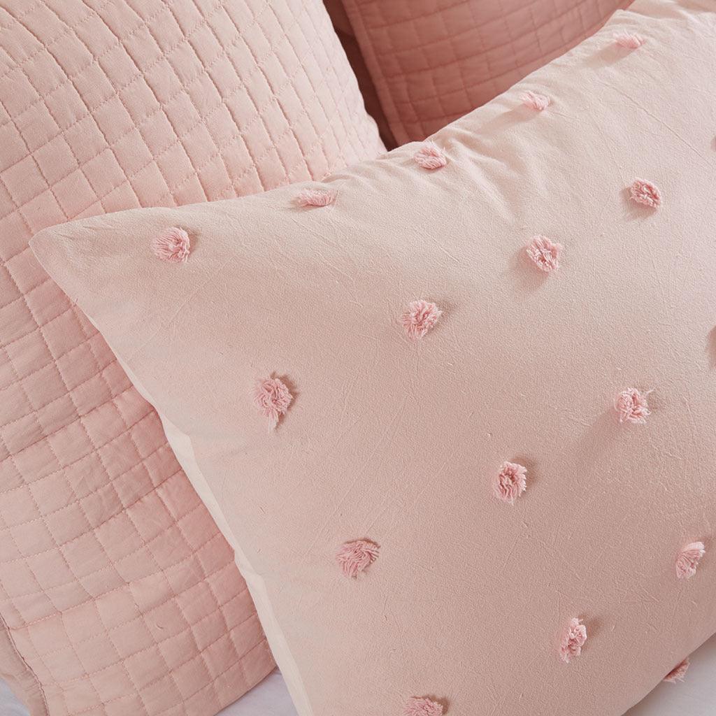 Brooklyn 7-Piece Full/Queen Comforter Set Pink Olliix.com