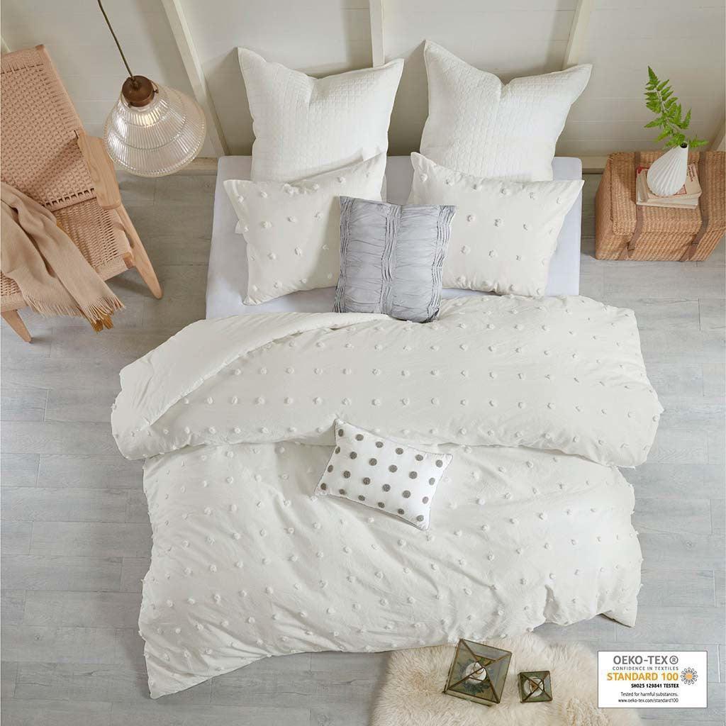 Brooklyn King/Cal King 7-Piece Comforter Set Ivory Olliix.com