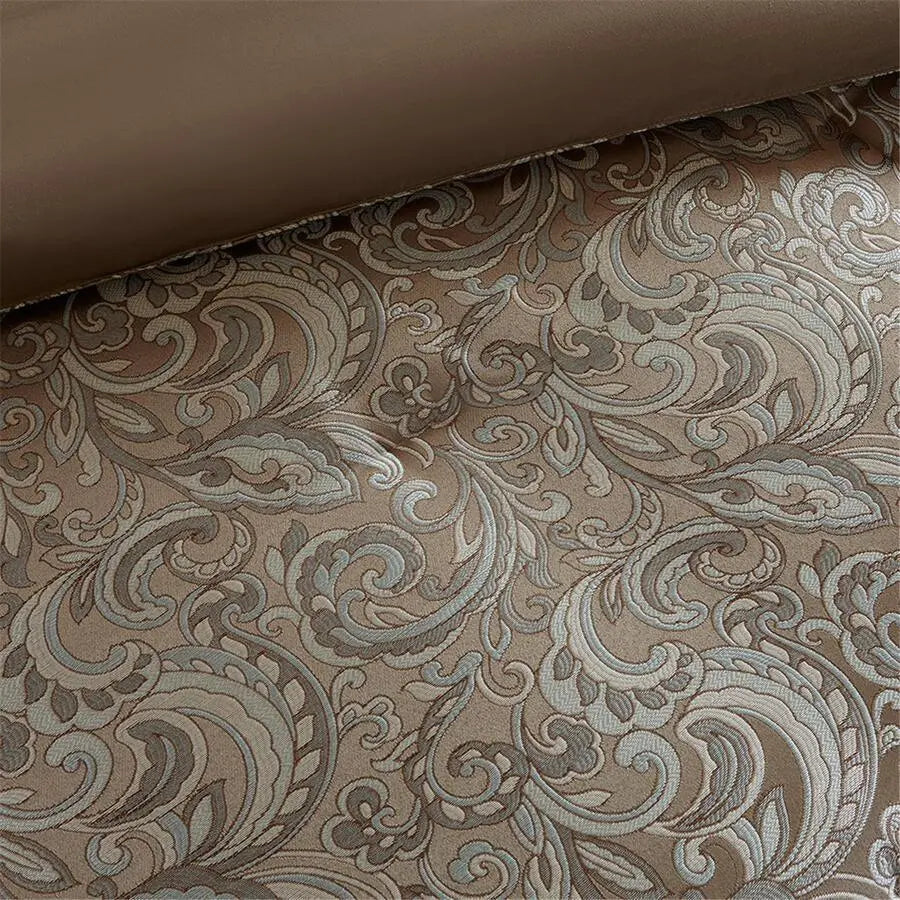 Brystol 24 Piece Room Traditional in a Bag Blue Queen Olliix.com