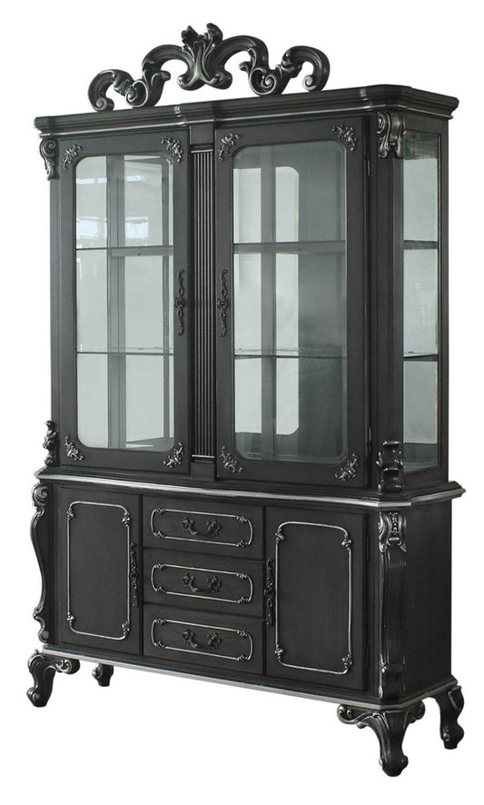 Acme Furniture Hutch and Buffet in Charcoal 68834 ACME East