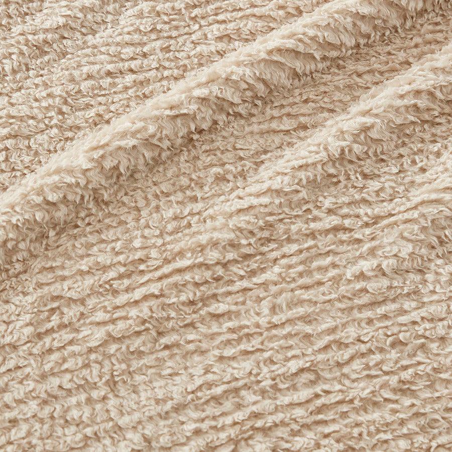 Burlington Berber Blanket King Tan Olliix.com