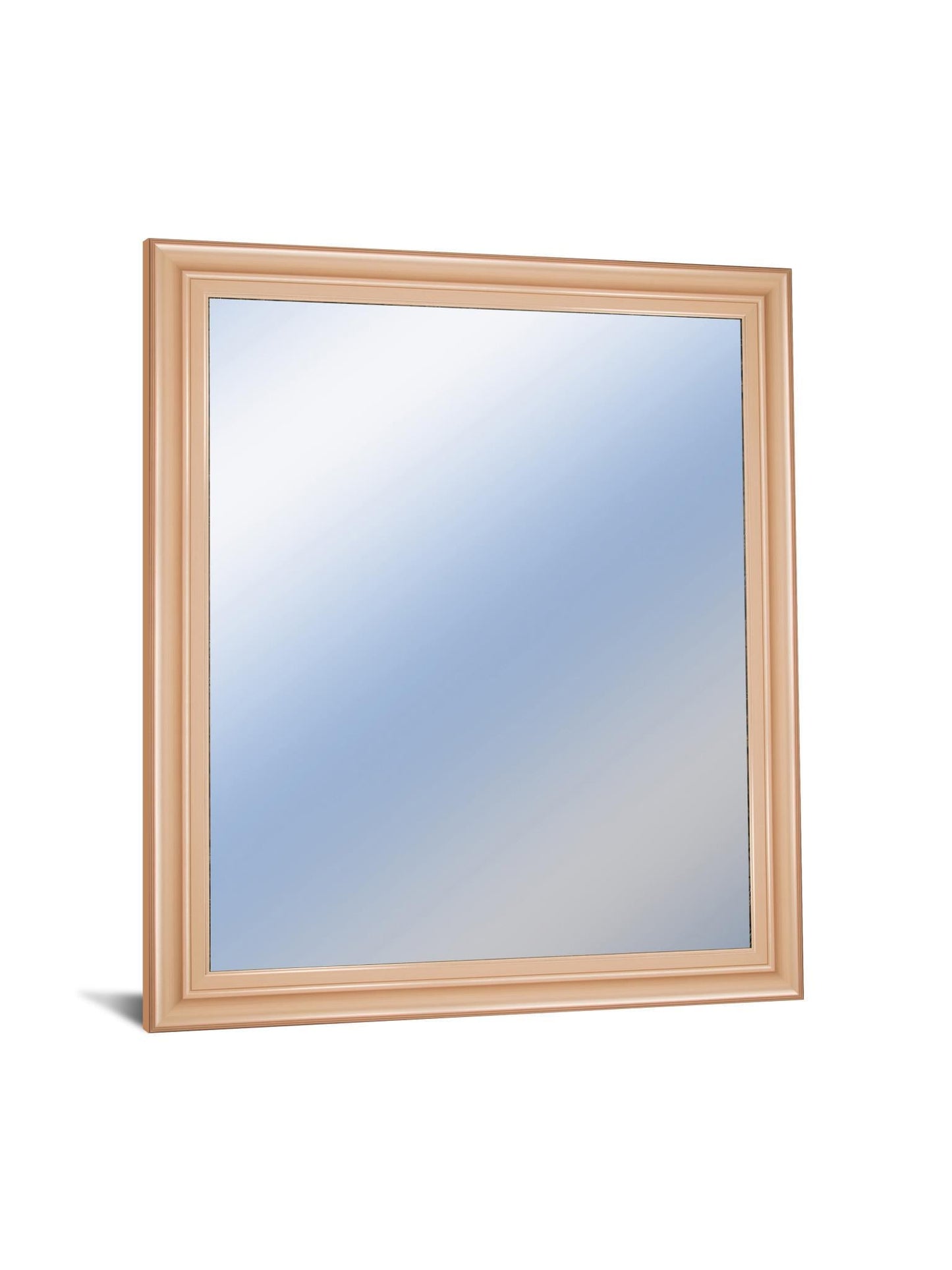 34x40 Decorative Framed Wall Mirror By Classy Art Promotional Mirror Frame #45 - Beige Classy Art