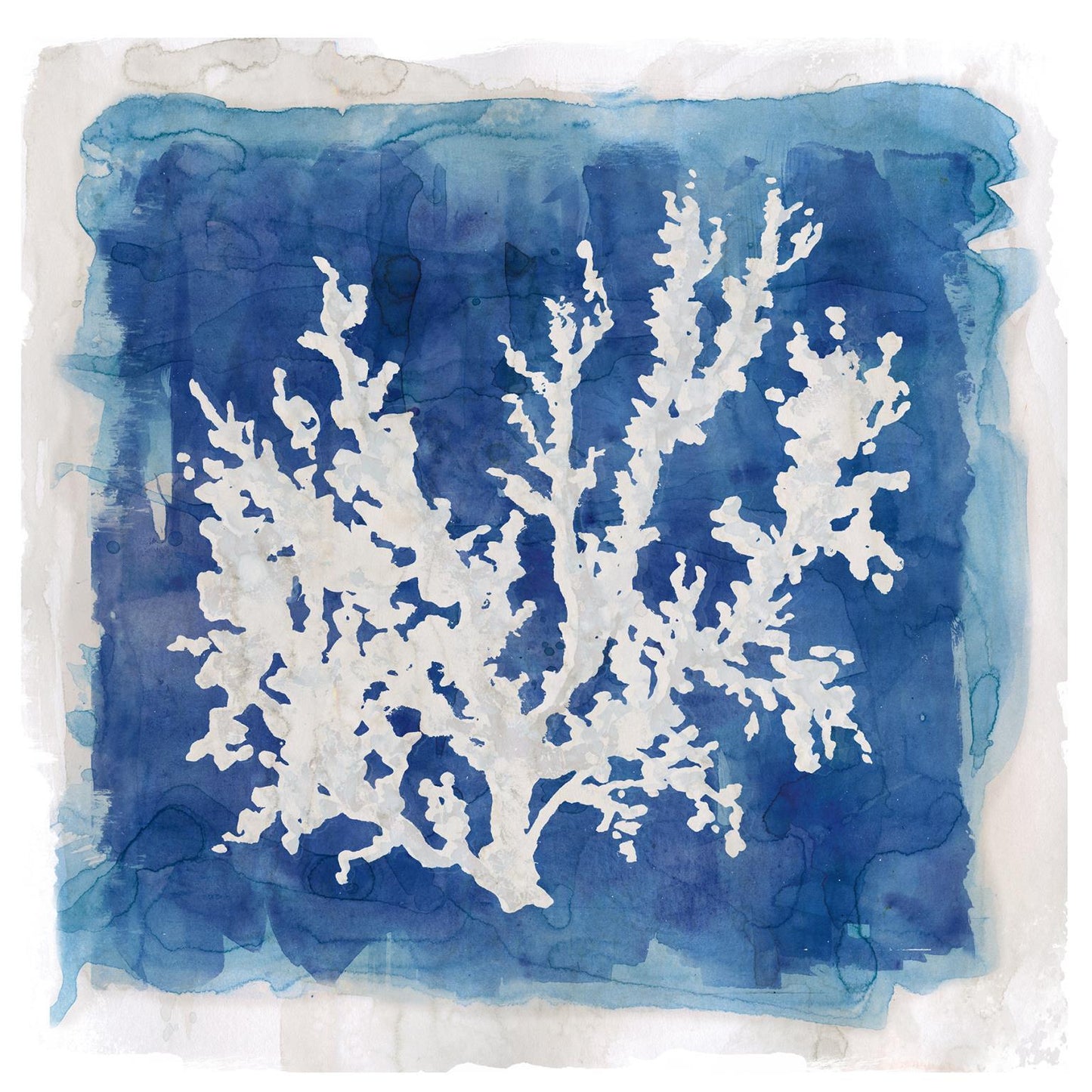 Small - Coastal Washes Coral II By Carol Robinson - Blue Classy Art