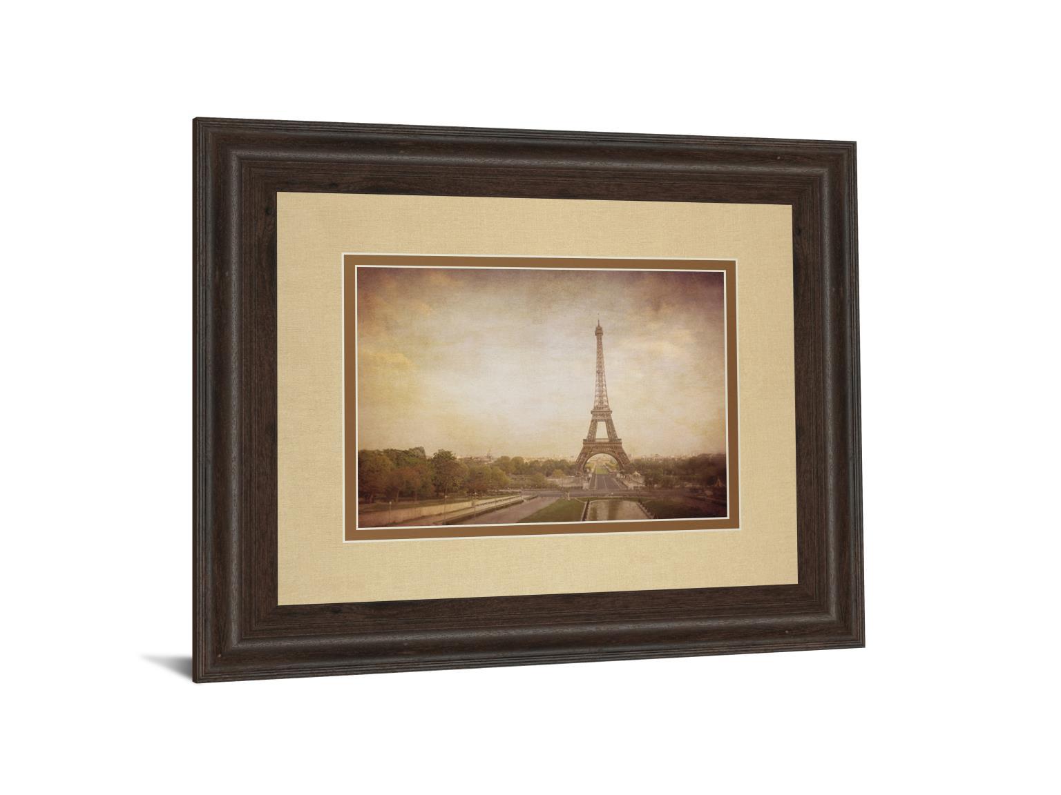 Tour De Eiffel By H. Jacks - Framed Print Wall Art - Dark Gray Classy Art