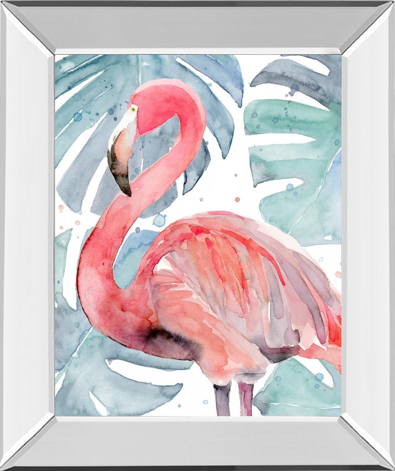 Flamingo Splash II By Annie Warren - Pink Classy Art