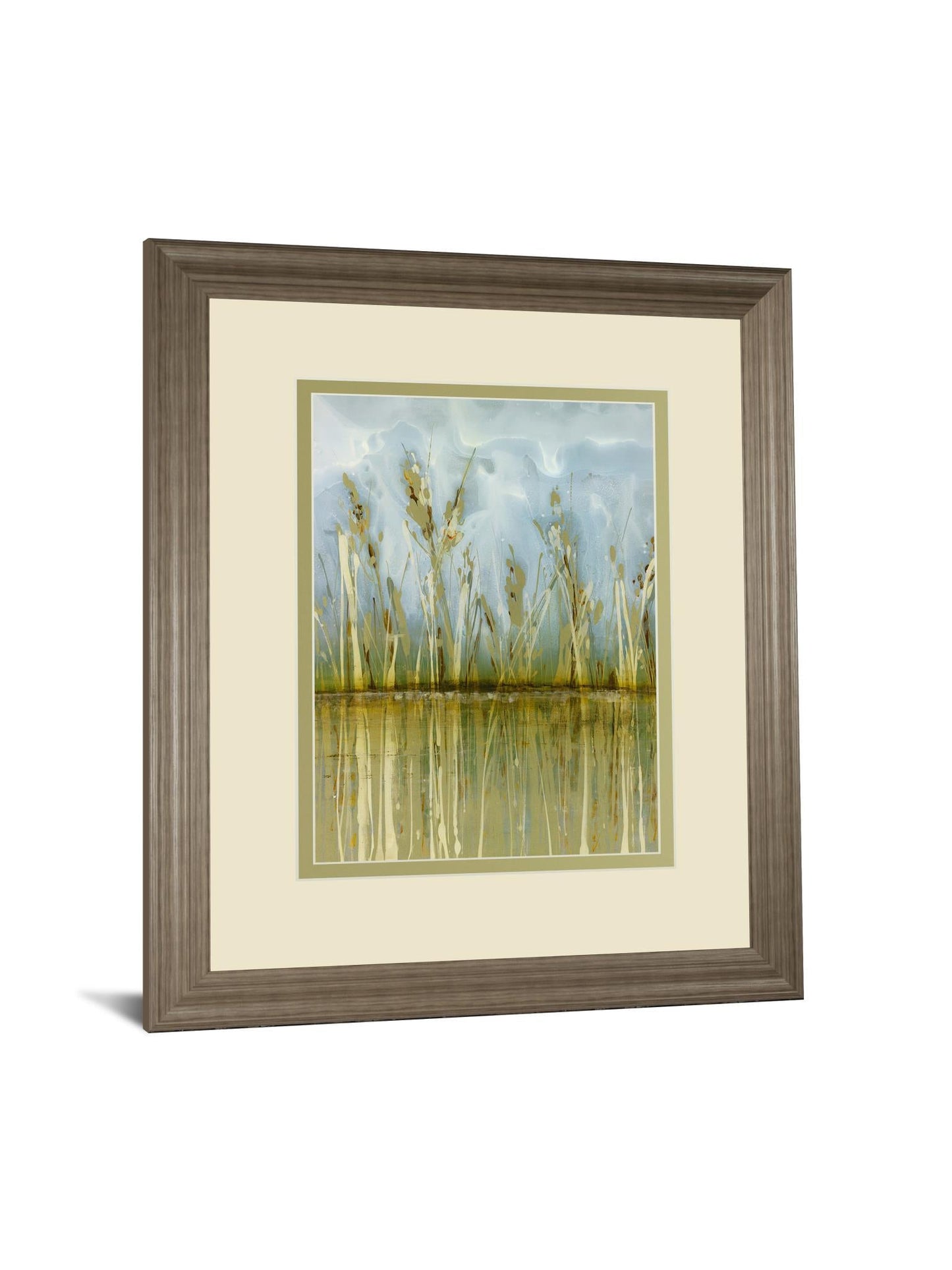 Allure By Hollack - Framed Print Wall Art - Blue Classy Art